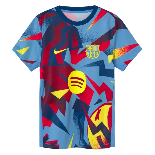 FC Barcelona Pre-Match Träningströja Herr 2025-26 Kortärmad Fotbollströja