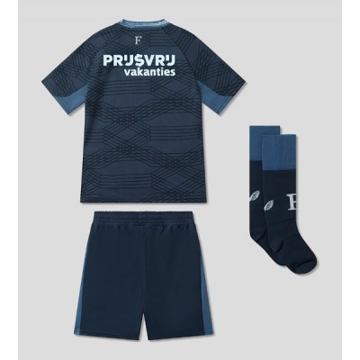 Feyenoord 2025/26 Bortaställ Barn Kort ärm (+ Shorts)