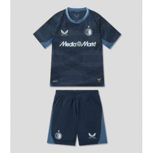 Feyenoord 2025/26 Bortatröja Barn Set – Kortärmad Fotbollströja med Shorts