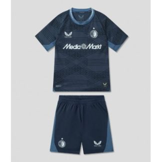 Feyenoord 2025/26 Bortatröja Barn Set – Kortärmad Fotbollströja med Shorts