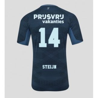 Feyenoord 2025/26 Bortatröja Herr Sem Steijn #14 Kortärmad Fotbollströja