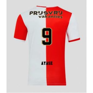 Feyenoord 2025/26 Hemmatröja Herr Ayase Ueda #9 Kortärmad Fotbollströja