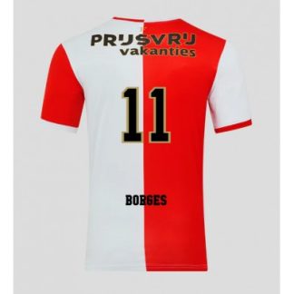 Feyenoord 2025/26 Hemmatröja Herr Gonçalo Borges #11 Kortärmad Fotbollströja