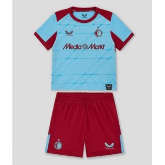 Feyenoord 2025/26 Tredjetröja Barn Set – Kortärmad Fotbollströja med Shorts