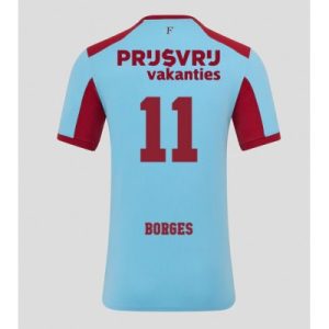 Feyenoord 2025/26 Tredjetröja Herr Gonçalo Borges #11 Kortärmad Fotbollströja
