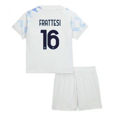 Inter Milan 2025/26 Bortatröja Barn Set – Davide Frattesi #16 Kortärmad Fotbollströja med Shorts 1 Inter Milan 2025/26 Bortatröja Barn Set – Davide Frattesi #16 Kortärmad Fotbollströja med Shorts