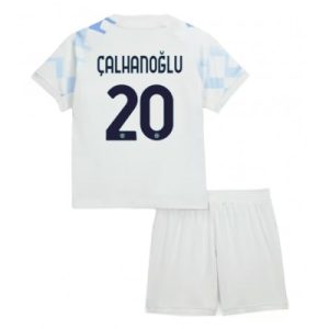 Inter Milan 2025/26 Bortatröja Barn Set – Hakan Çalhanoğlu #20 Kortärmad Fotbollströja med Shorts