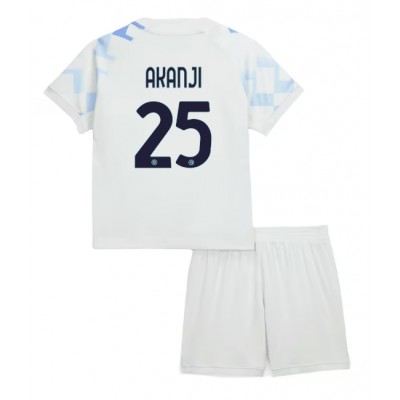 Inter Milan 2025/26 Bortatröja Barn Set – Manuel Akanji #25 Kortärmad Fotbollströja med Shorts Inter Milan 2025/26 Bortatröja Barn Set – Manuel Akanji #25 Kortärmad Fotbollströja med Shorts