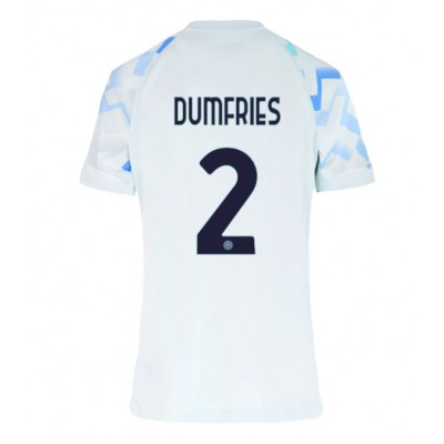 Inter Milan 2025/26 Bortatröja Dam Denzel Dumfries #2 Kortärmad Fotbollströja