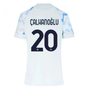 Inter Milan 2025/26 Bortatröja Dam Hakan Çalhanoğlu #20 Kortärmad Fotbollströja