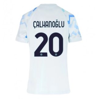 Inter Milan 2025/26 Bortatröja Dam Hakan Çalhanoğlu #20 Kortärmad Fotbollströja