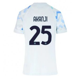 Inter Milan 2025/26 Bortatröja Dam Manuel Akanji #25 Kortärmad Fotbollströja