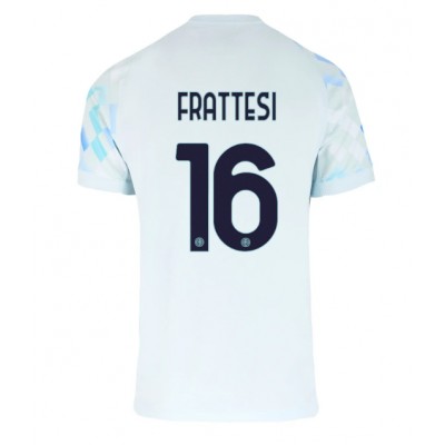 Inter Milan 2025/26 Bortatröja Herr Davide Frattesi #16 Kortärmad Fotbollströja Inter Milan 2025/26 Bortatröja Herr Davide Frattesi #16 Kortärmad Fotbollströja