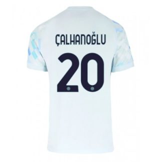 Inter Milan 2025/26 Bortatröja Herr Hakan Çalhanoğlu #20 Kortärmad Fotbollströja