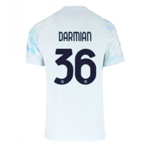 Inter Milan 2025/26 Bortatröja Herr Matteo Darmian #36 Kortärmad Fotbollströja