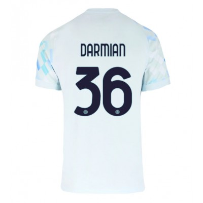 Inter Milan 2025/26 Bortatröja Herr Matteo Darmian #36 Kortärmad Fotbollströja