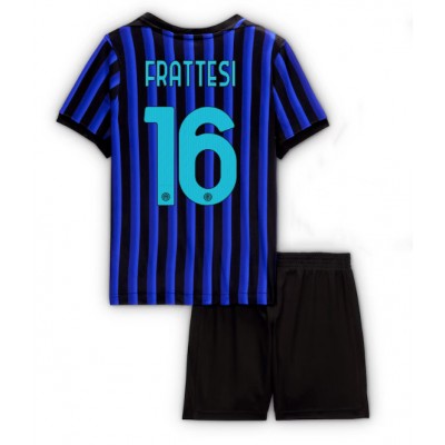 Inter Milan 2025/26 Hemmatröja Barn Set – Davide Frattesi #16 Kortärmad Fotbollströja med Shorts 1 Inter Milan 2025/26 Hemmatröja Barn Set – Davide Frattesi #16 Kortärmad Fotbollströja med Shorts