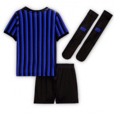 Inter Milan 2025/26 Hemmatröja Barn Set – Kortärmad Fotbollströja med Shorts 2 Inter Milan Hemmaställ Barn 2025/26 Kortärmad Tröja + Shorts