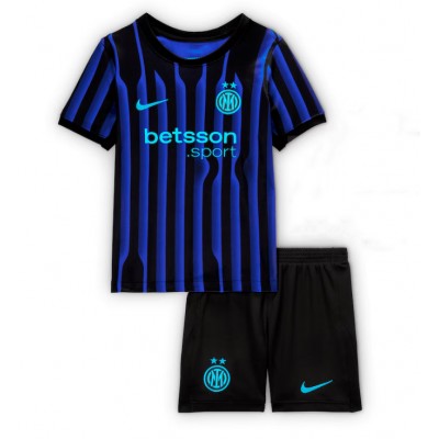 Inter Milan 2025/26 Hemmatröja Barn Set – Kortärmad Fotbollströja med Shorts 1 Inter Milan 2025/26 Hemmatröja Barn Set – Kortärmad Fotbollströja med Shorts