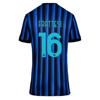 Inter Milan 2025/26 Hemmatröja Dam Davide Frattesi #16 Kortärmad Fotbollströja