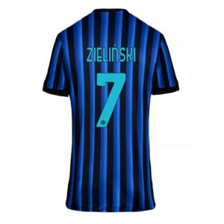 Inter Milan 2025/26 Hemmatröja Dam Piotr Zieliński #7 Kortärmad Fotbollströja