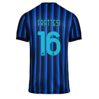 Inter Milan 2025/26 Hemmatröja Herr Davide Frattesi #16 Kortärmad Fotbollströja Inter Milan 2025/26 Hemmatröja Herr Davide Frattesi #16 Kortärmad Fotbollströja