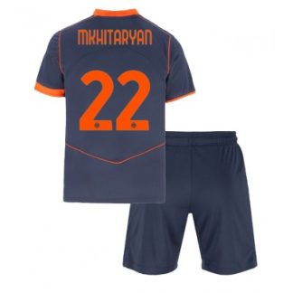 Inter Milan 2025/26 Tredjetröja Barn Set – Henrikh Mkhitaryan #22 Kortärmad Fotbollströja med Shorts