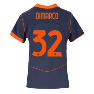 Inter Milan 2025/26 Tredjetröja Dam Federico Dimarco #32 Kortärmad Fotbollströja