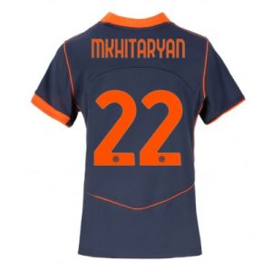 Inter Milan 2025/26 Tredjetröja Dam Henrikh Mkhitaryan #22 Kortärmad Fotbollströja