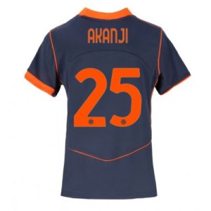 Inter Milan 2025/26 Tredjetröja Dam Manuel Akanji #25 Kortärmad Fotbollströja