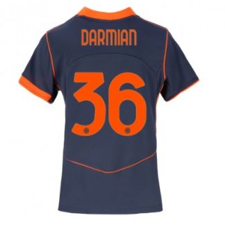 Inter Milan 2025/26 Tredjetröja Dam Matteo Darmian #36 Kortärmad Fotbollströja