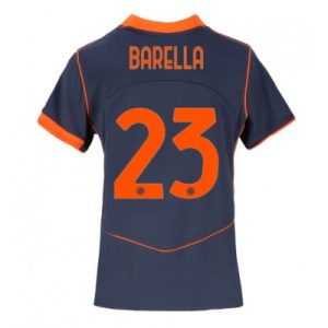 Inter Milan 2025/26 Tredjetröja Dam Nicolò Barella #23 Kortärmad Fotbollströja
