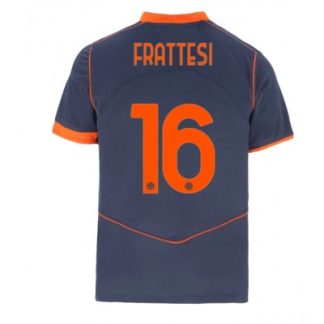 Inter Milan 2025/26 Tredjetröja Herr Davide Frattesi #16 Kortärmad Fotbollströja
