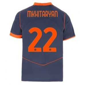 Inter Milan 2025/26 Tredjetröja Herr Henrikh Mkhitaryan #22 Kortärmad Fotbollströja