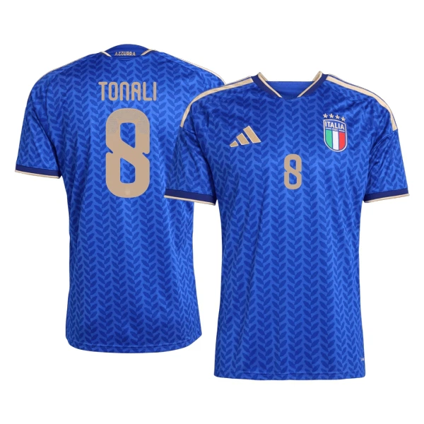 Italien Hemmatröja VM 2026 Herr – Sandro Tonali #8 Blå Fotbollströja