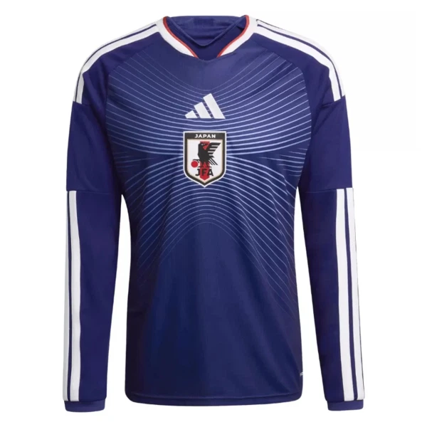 Japan Hemmatröja VM 2026 Herr Långärmad Fotbollströja 1 Japan Hemmatröja VM 2026 Herr Långärmad Fotbollströja