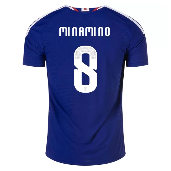 Japan Hemmatröja VM 2026 Herr Takumi Minamino #8 Kortärmad Fotbollströja