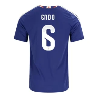 Japan Hemmatröja VM 2026 Herr Wataru Endo #6 Kortärmad Fotbollströja