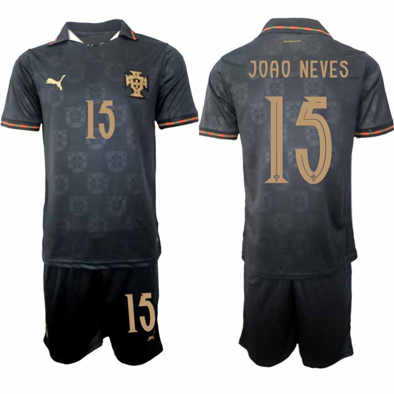 João Neves #15 Portugal 2025-2026 Eusébio Special Edition Herr Fotbollsställ 1 João Neves 15 Portugal 2025-2026 Eusébio Special Edition Herr Fotbollsställ