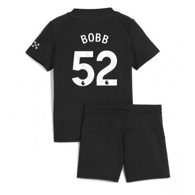 Manchester City Bortaställ 2025/26 Barn Oscar Bobb #52 Kortärmad Fotbollströja + Shorts 1 Manchester City Bortaställ 2025/26 Barn Oscar Bobb #52 Kortärmad Fotbollströja + Shorts