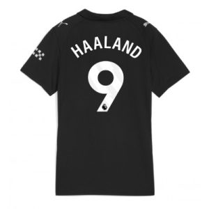 Manchester City Bortatröja 2025/26 Dam Erling Haaland #9 Kortärmad