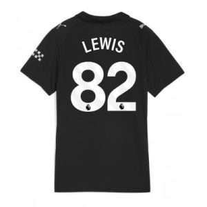 Manchester City Bortatröja 2025/26 Dam Rico Lewis #82 Kortärmad