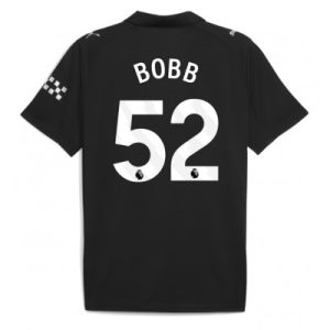 Manchester City Bortatröja 2025/26 Herr Oscar Bobb #52 Kortärmad