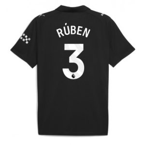 Manchester City Bortatröja 2025/26 Herr Rúben Dias #3 Kortärmad