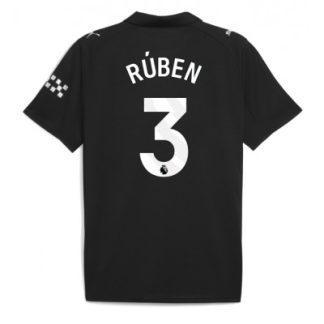 Manchester City Bortatröja 2025/26 Herr Rúben Dias #3 Kortärmad