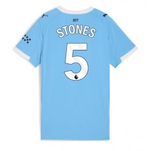 Manchester City Hemmatröja 2025/26 Dam John Stones #5 Kortärmad