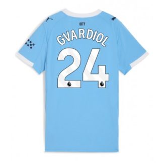Manchester City Hemmatröja 2025/26 Dam Joško Gvardiol #24 Kortärmad