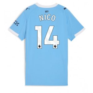 Manchester City Hemmatröja 2025/26 Dam Nico González #14 Kortärmad