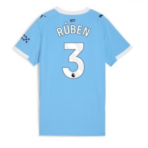 Manchester City Hemmatröja 2025/26 Dam Rúben Dias #3 Kortärmad
