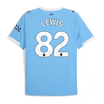 Manchester City Hemmatröja 2025/26 Herr Rico Lewis #82 Kortärmad 1 Manchester City Hemmatröja 2025/26 Herr Rico Lewis #82 Kortärmad